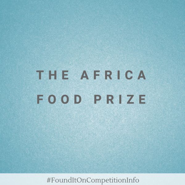 The Africa Food Prize 2019
