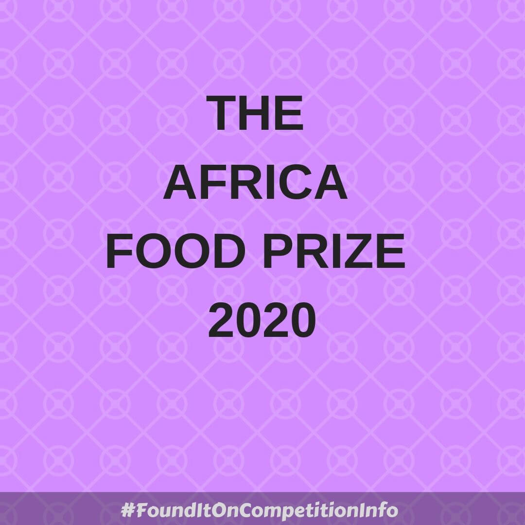 The Africa Food Prize 2020