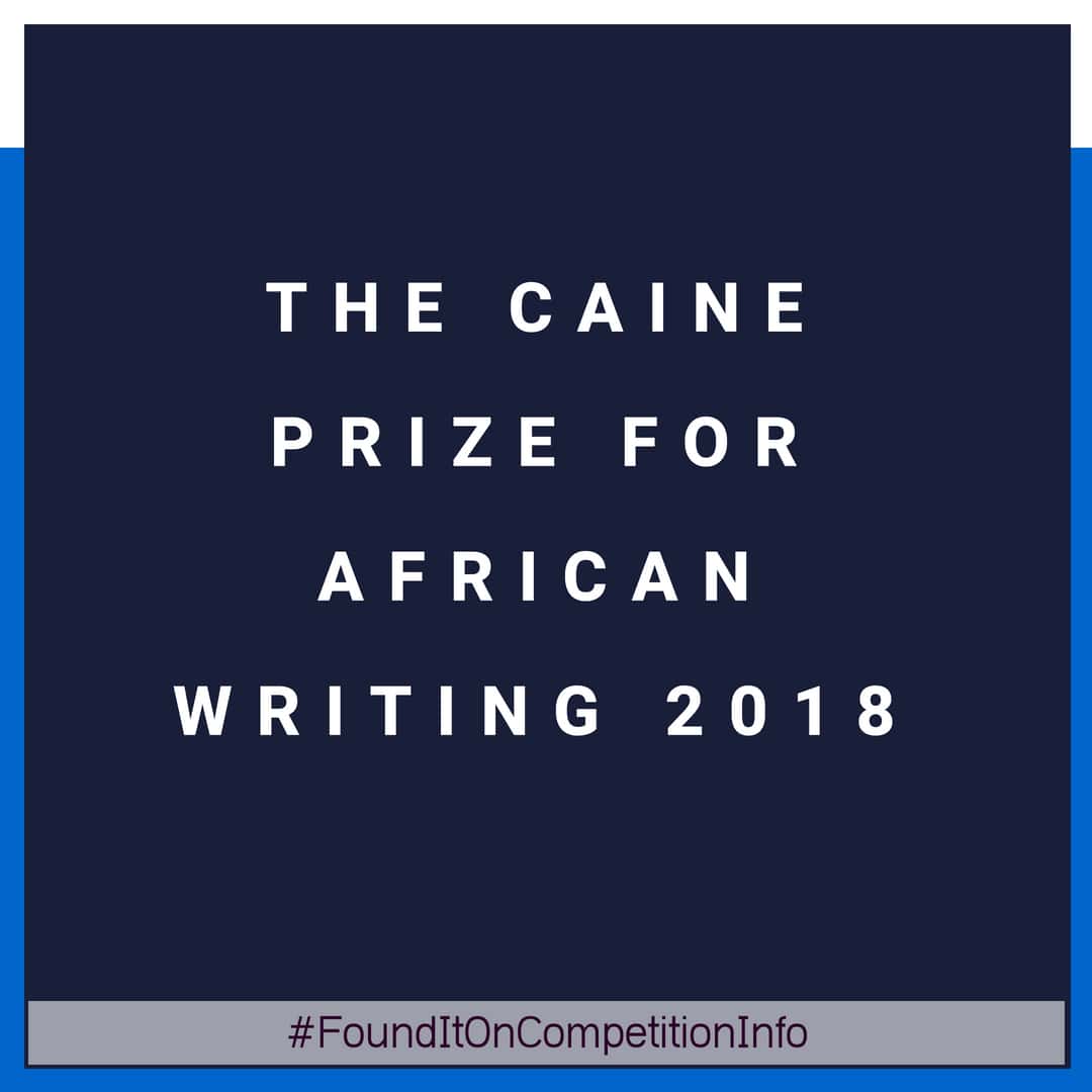 The Caine Prize for African Writing 2018