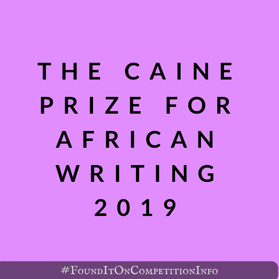 The Caine Prize for African Writing 2019