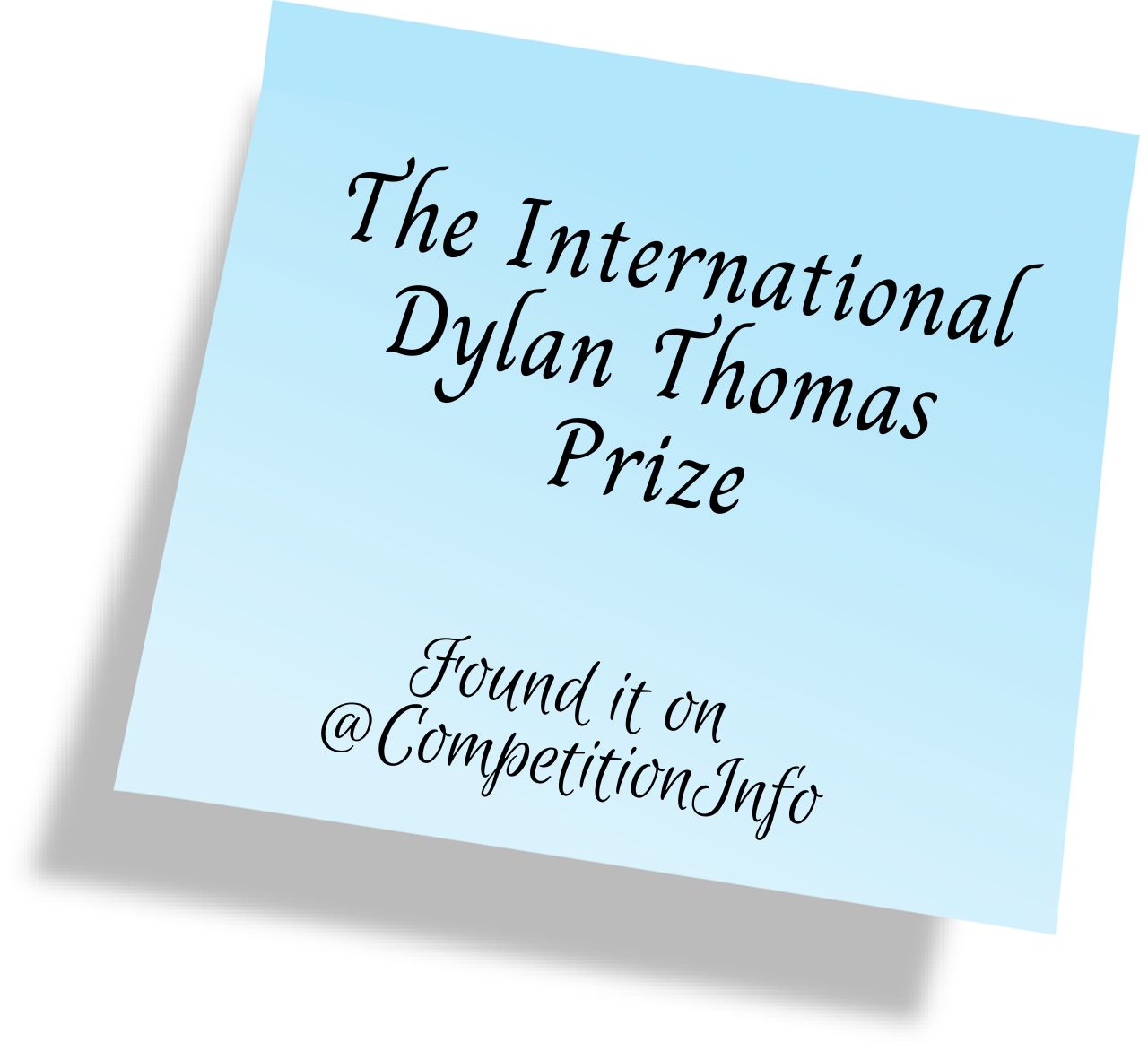 The International Dylan Thomas Prize