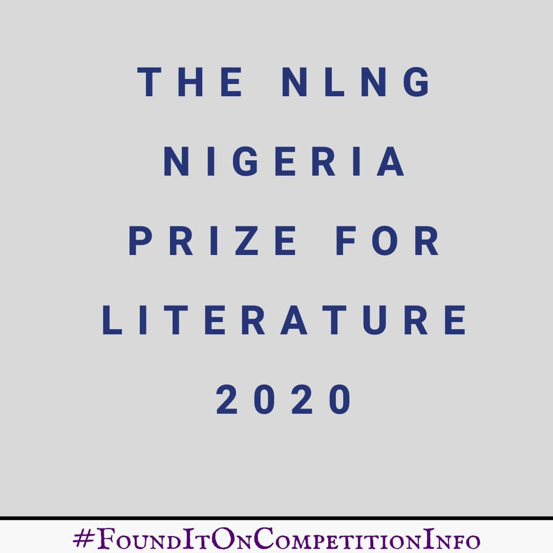 The NLNG Nigeria Prize for Literature 2020