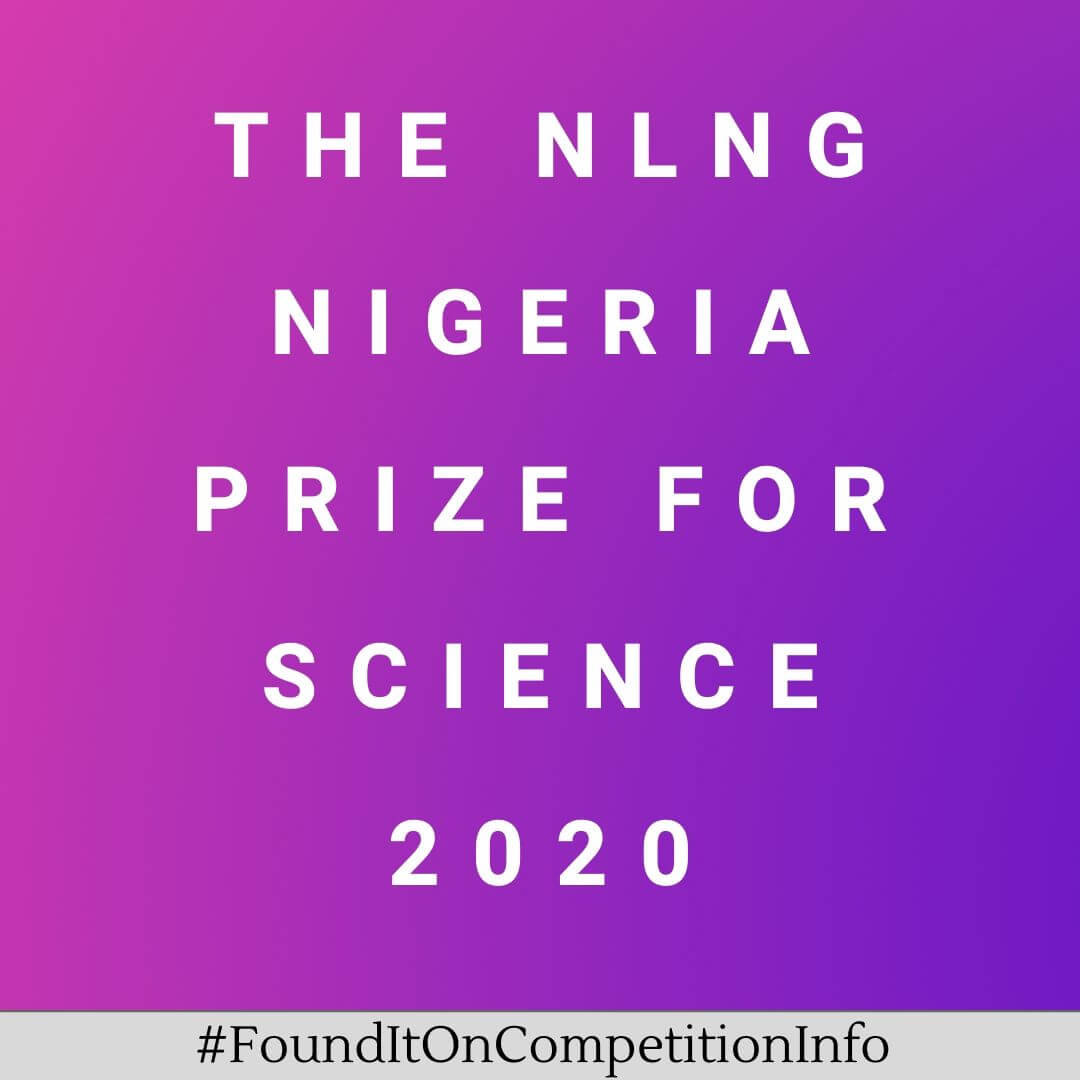 The NLNG Nigeria Prize for Science 2020