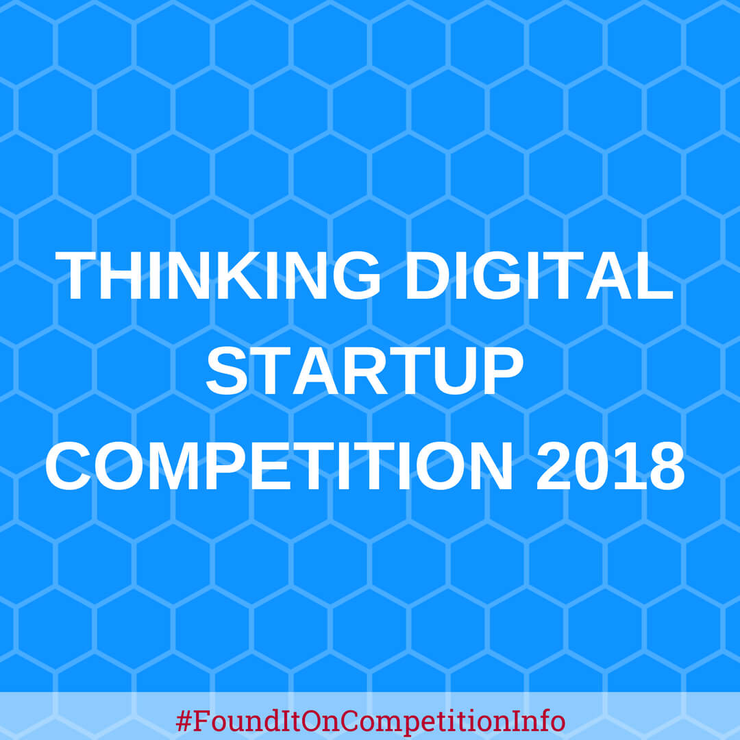 Thinking Digital Startup Competition 2018