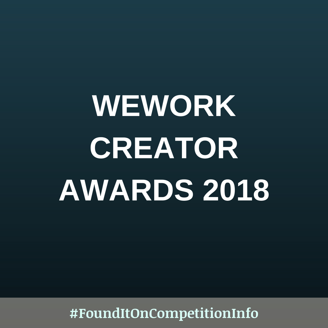 WeWork Creator Awards 2018