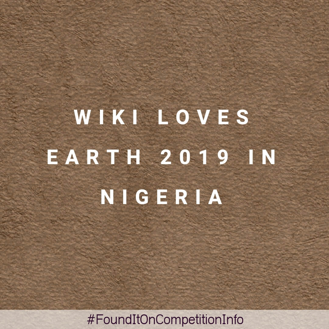 Wiki Loves Earth 2019 in Nigeria
