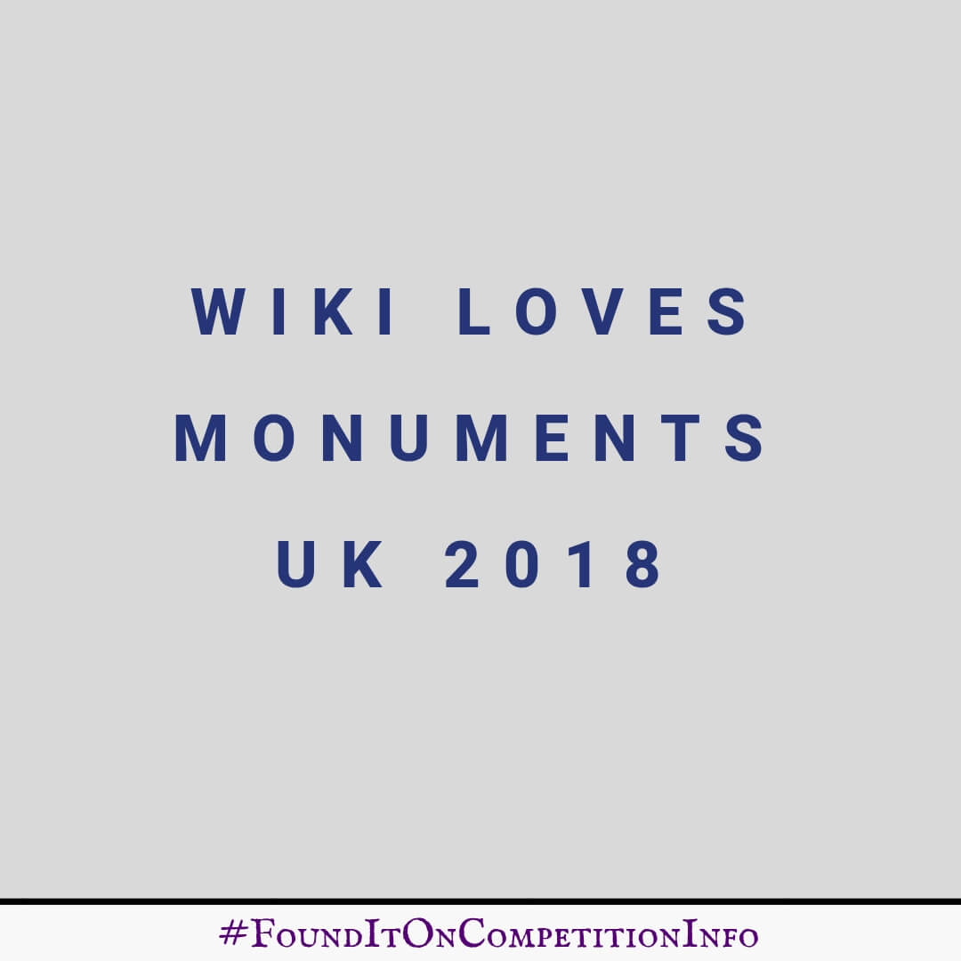Wiki Loves Monuments UK 2018