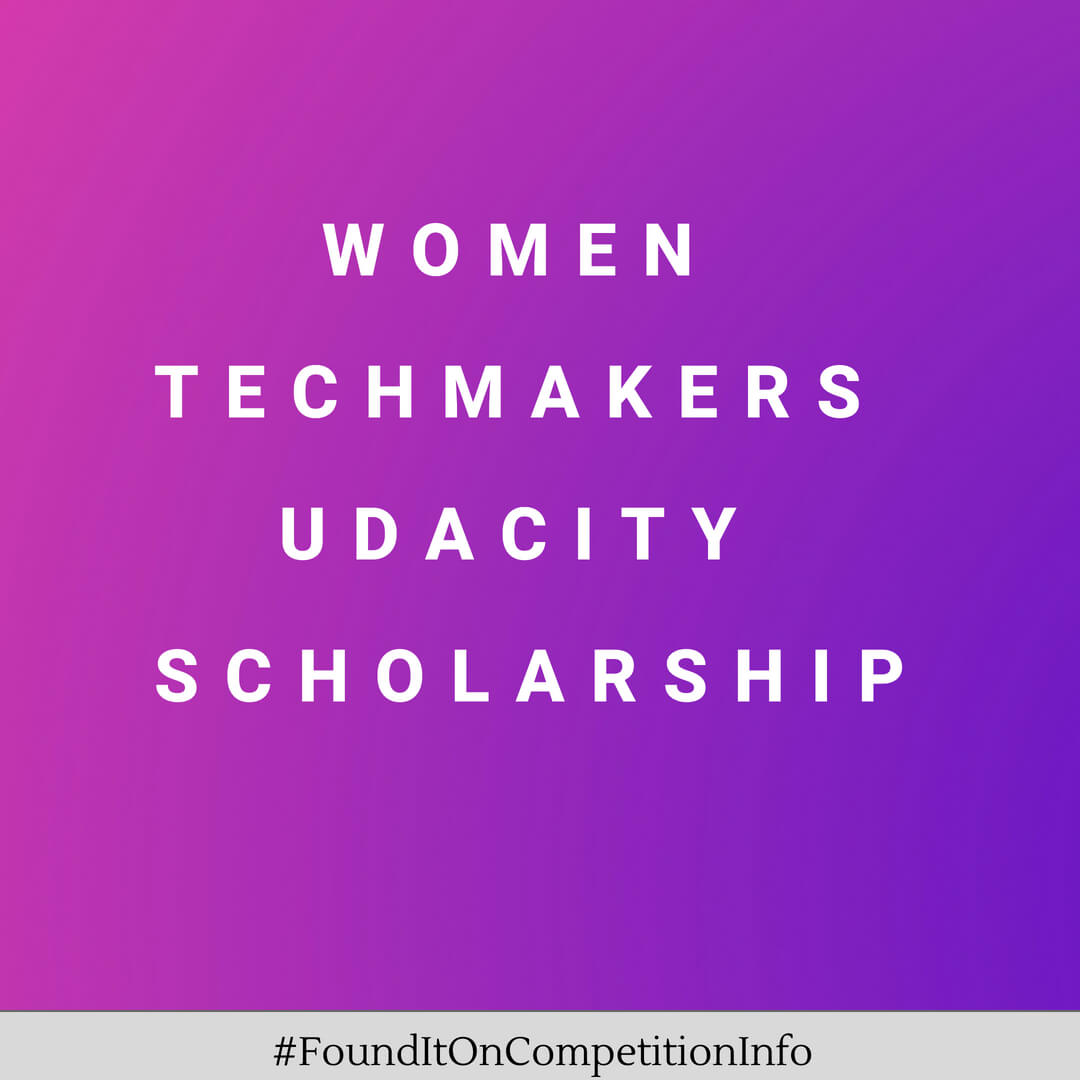 Women Techmakers Udacity Scholarship