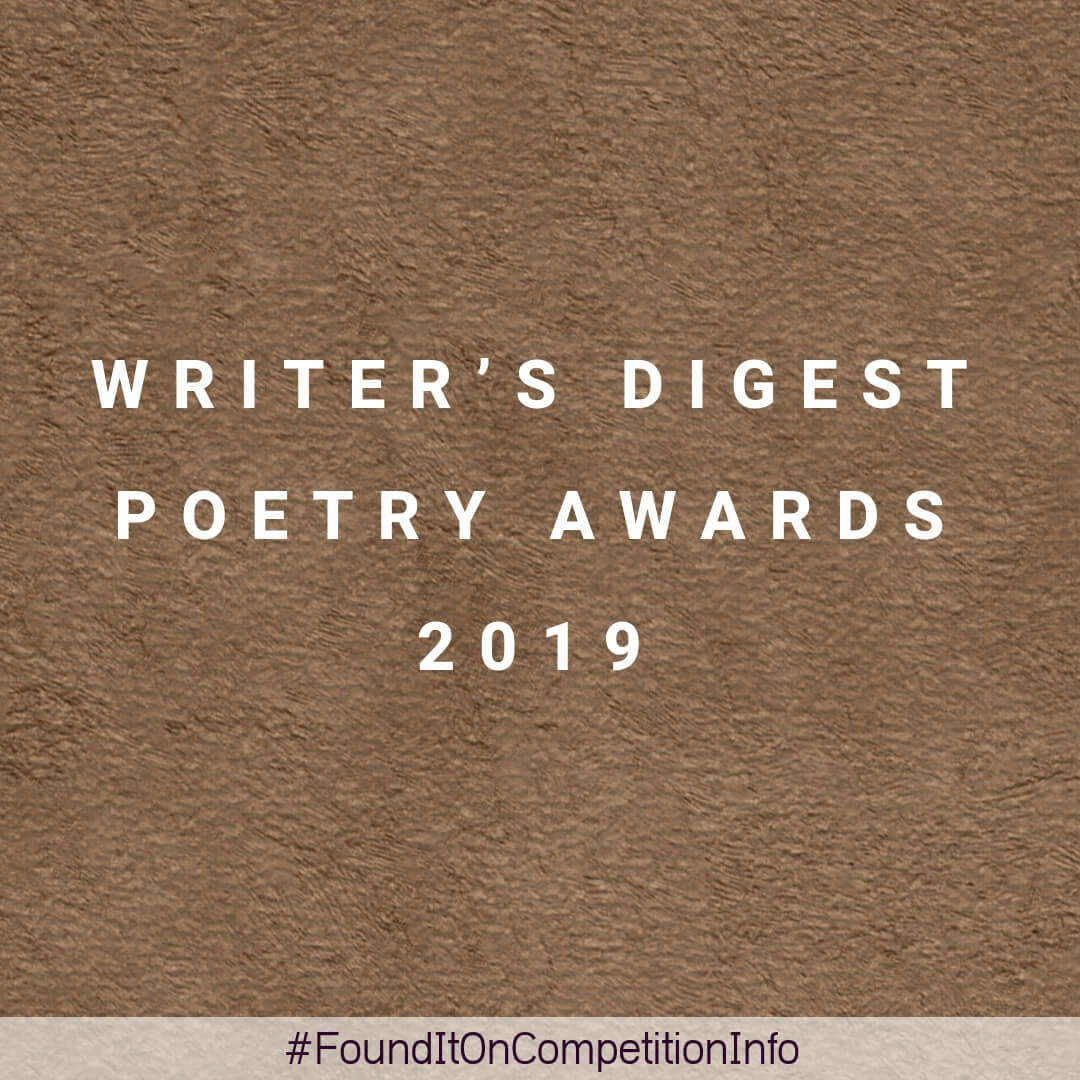 Writer’s Digest Poetry Awards 2019